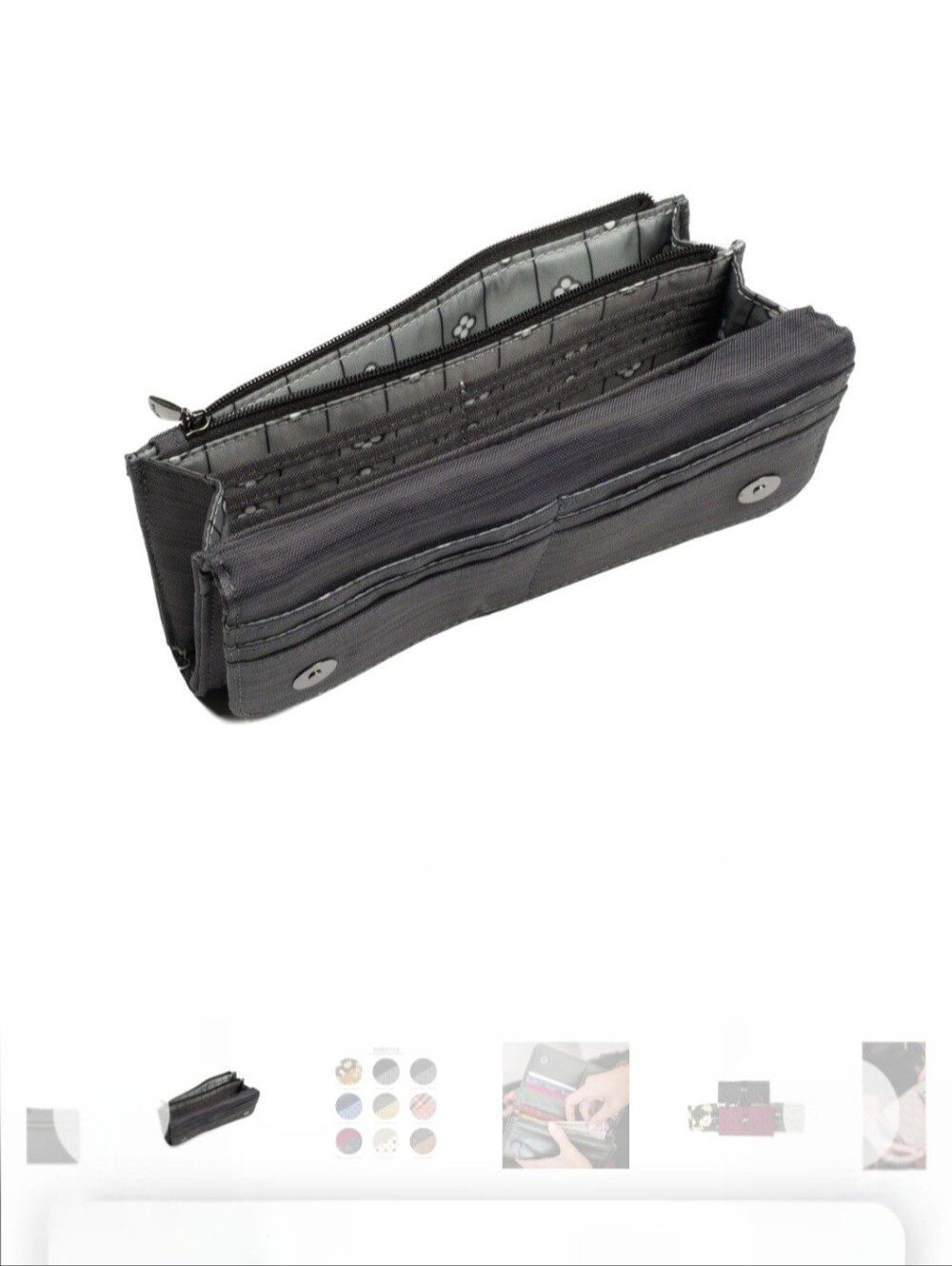 LUG Throttle Classic Quilted Wallet With Buckle Closure - Picture 5 of 16